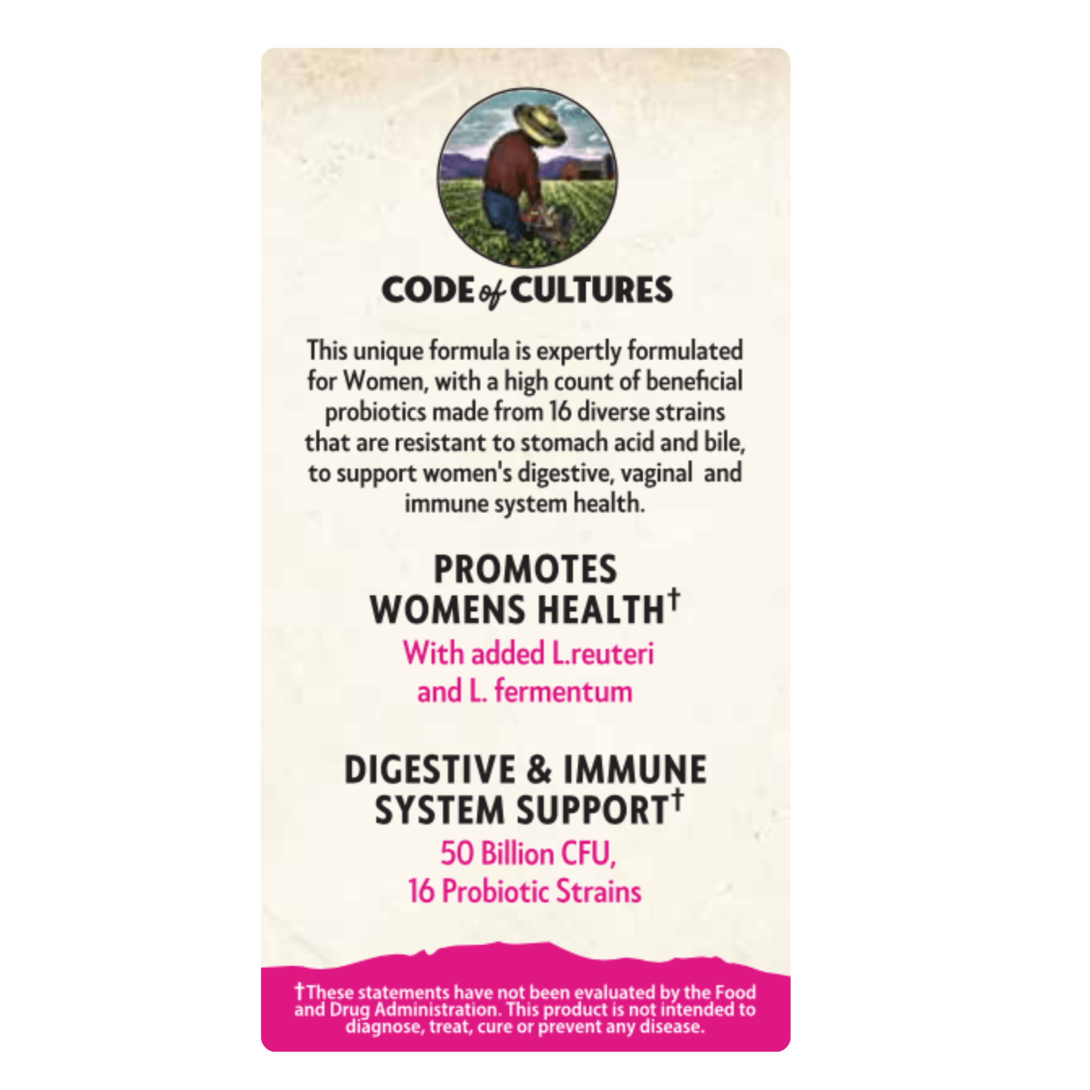 Product packaging for 'Code of Cultures' with text on a white background